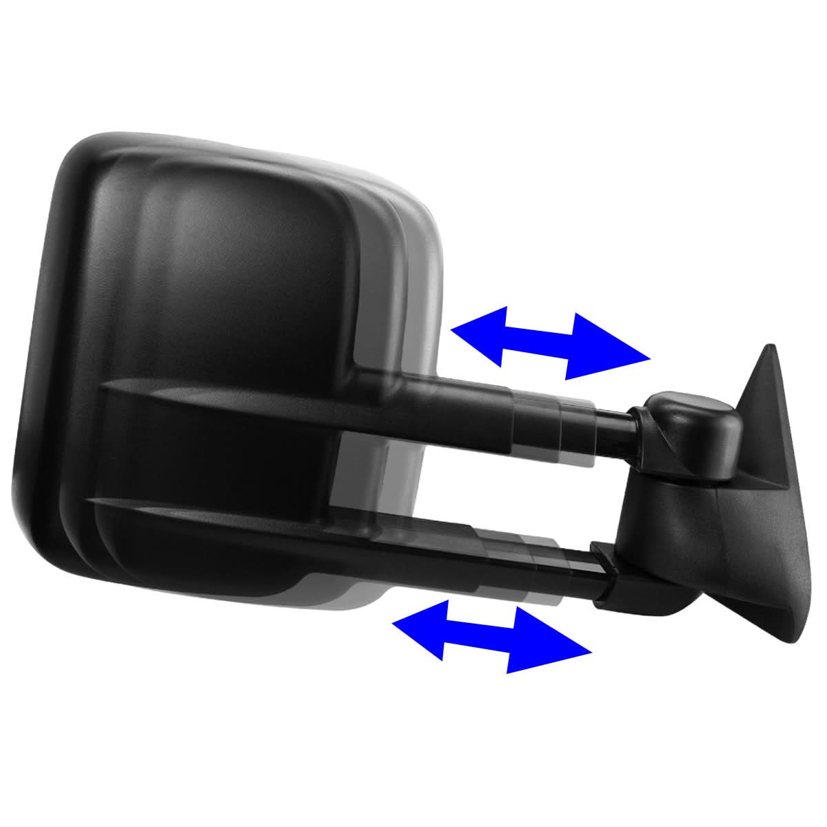 1999-2006 Chevrolet Silverado Towing Mirror - Manual Right Side Black