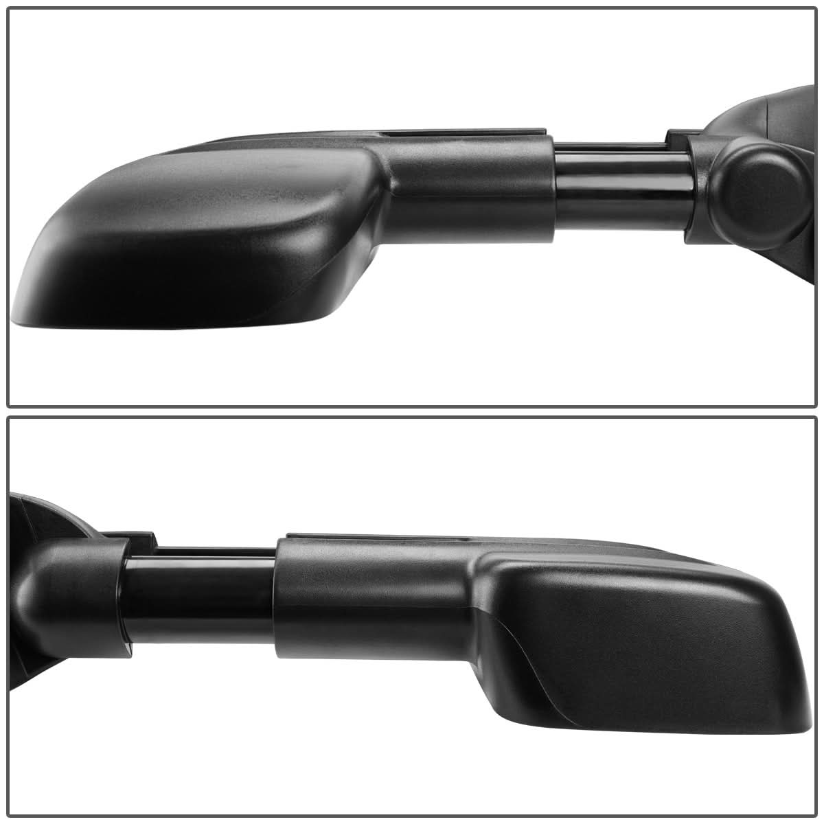 1999-2006 Chevrolet Silverado Towing Mirror - Manual Right Side Black