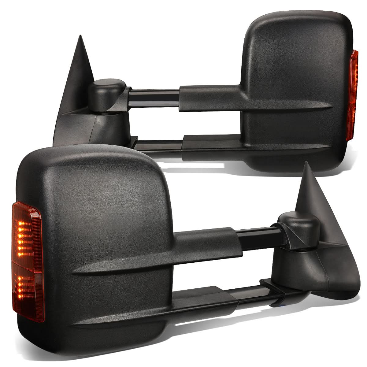 99-06 Chevrolet Silverado / GMC Sierra Manual Towing Mirrors - Black