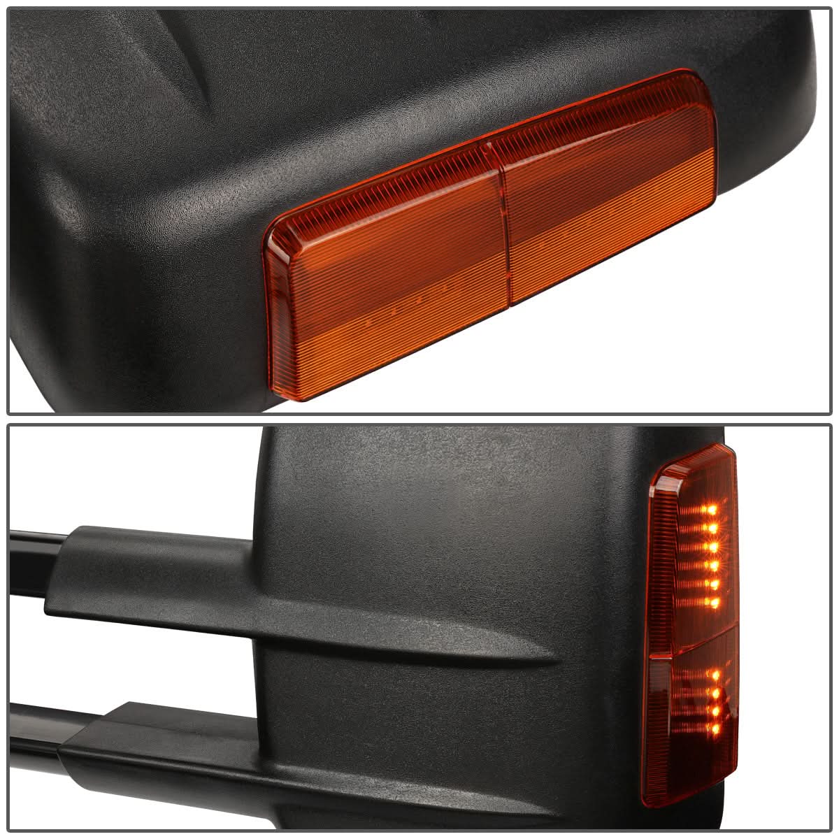 99-06 Chevrolet Silverado / GMC Sierra Manual Towing Mirrors - Black