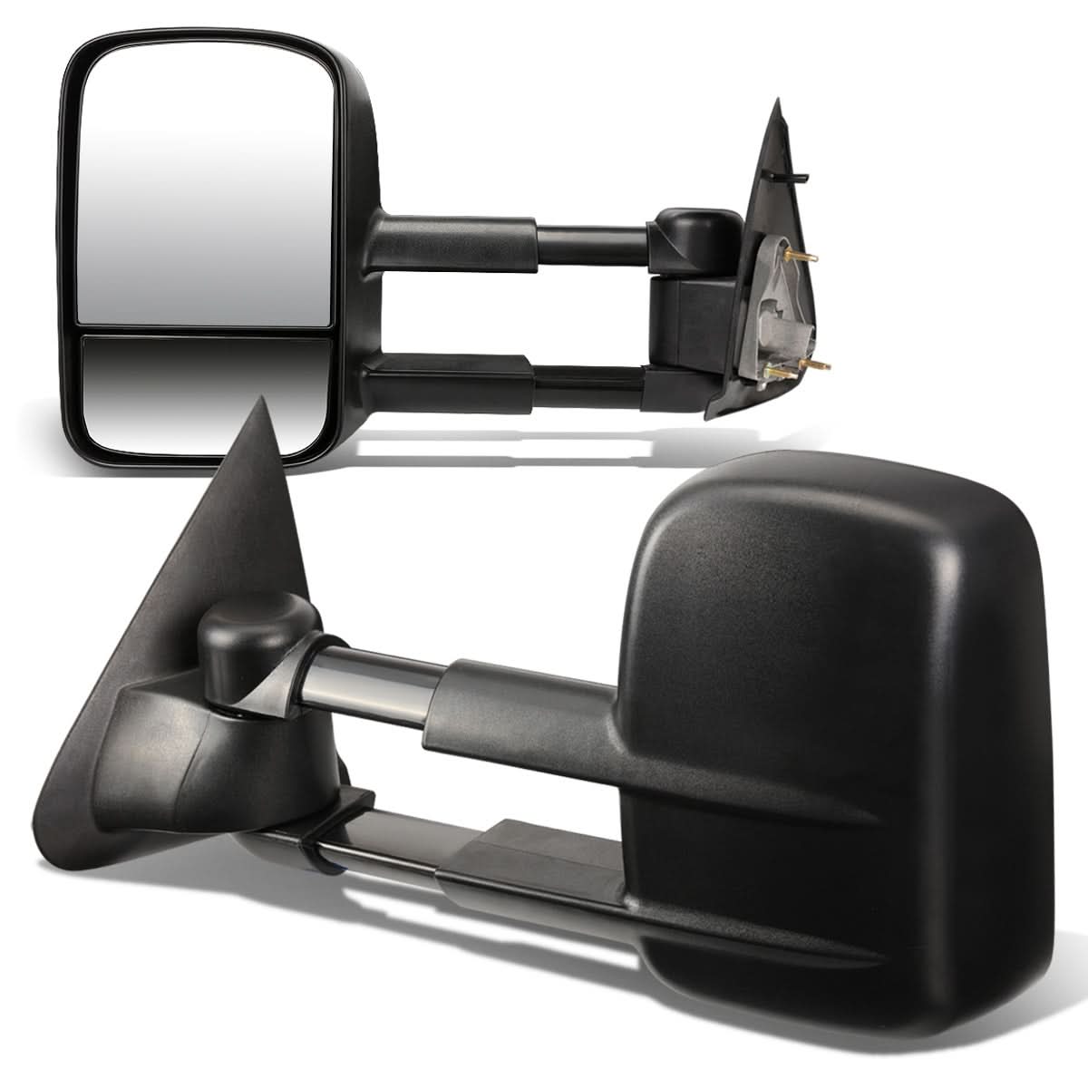 1997-2003 Ford F-150 Power Towing Mirrors Pair Black