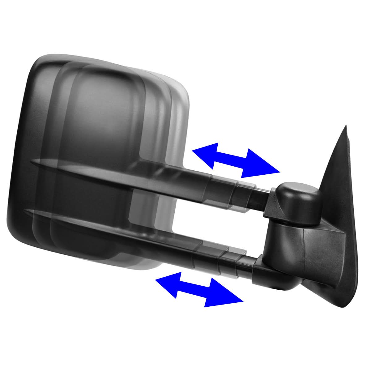 1997-2003 Ford F-150 Powered Towing Mirror Right Side Black