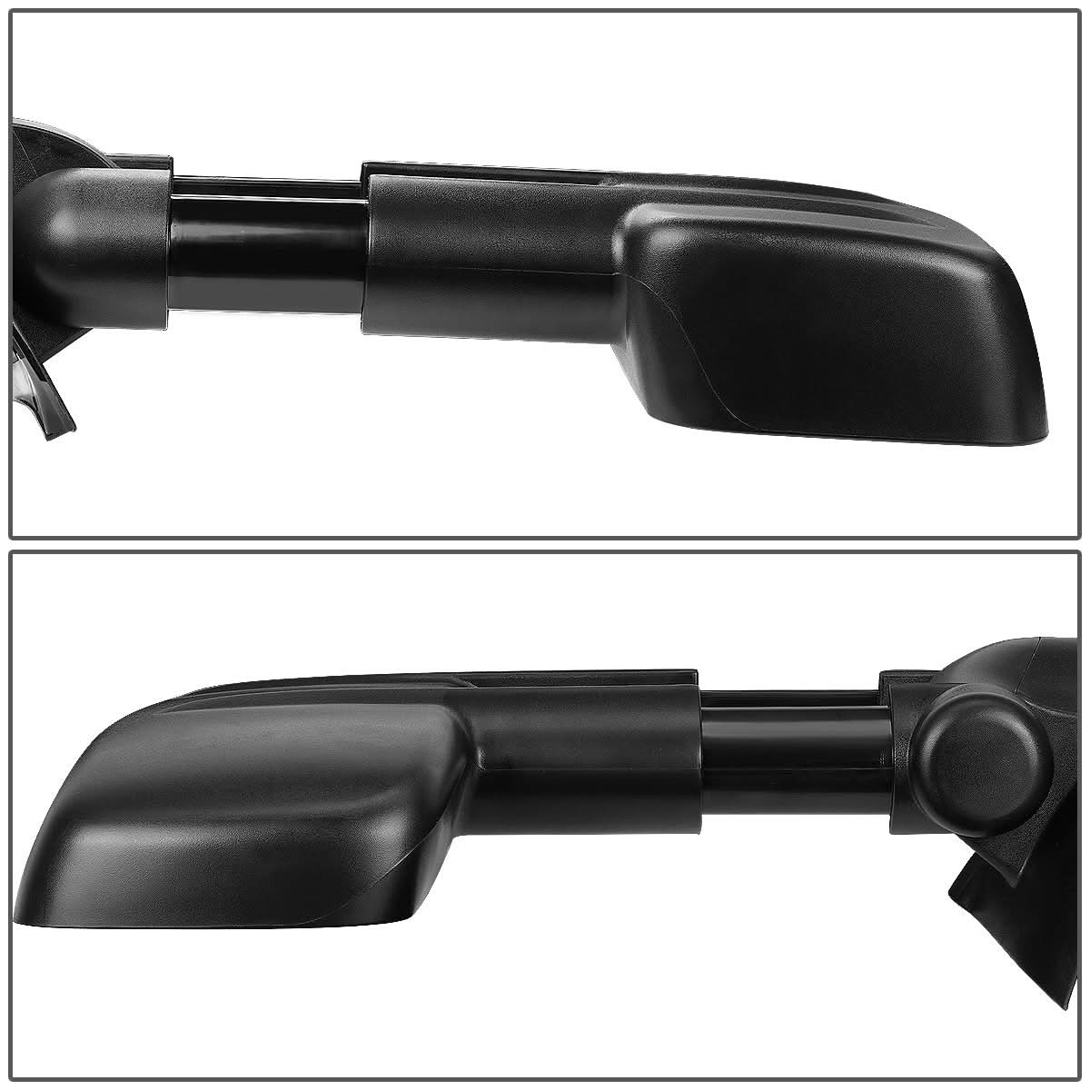 1997-2003 Ford F-150 Powered Towing Mirror Right Side Black