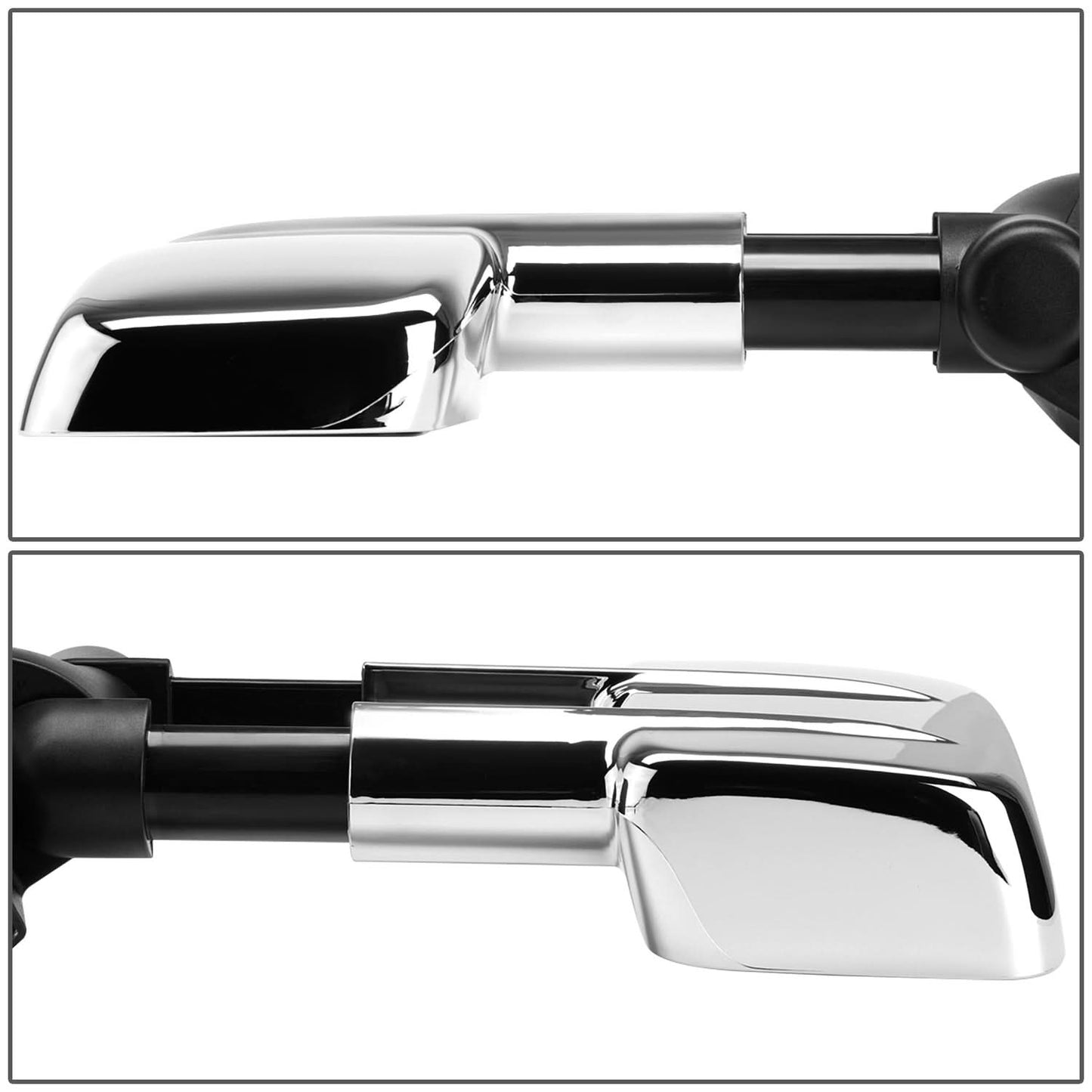 1997-2003 Ford F-150 Power Towing Mirrors - Chrome Pair