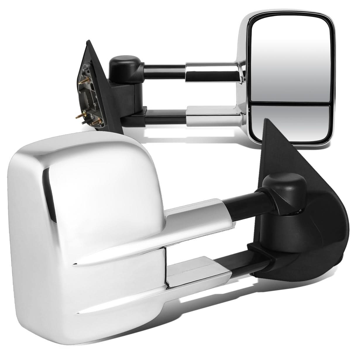1997-2003 Ford F-150 Manual Towing Mirrors - Chrome Pair