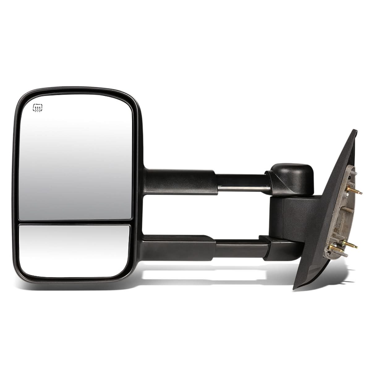 2007-2013 Chevrolet Silverado Left Towing Mirror Powered Heated Black