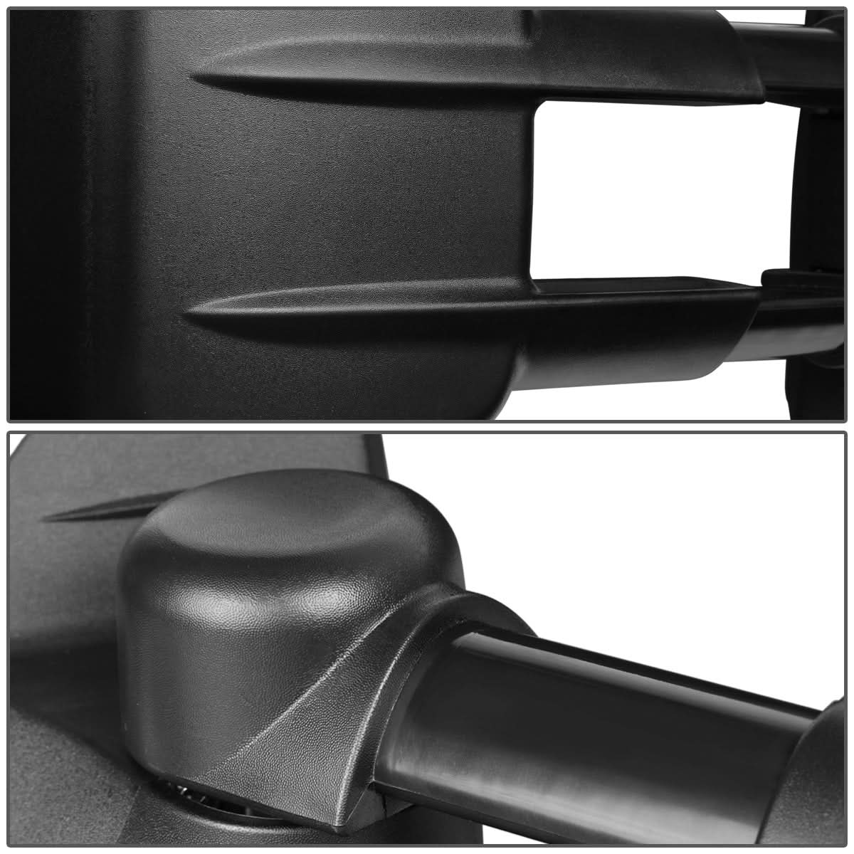 2007-2013 Chevrolet Silverado Right Towing Mirror Manual Black