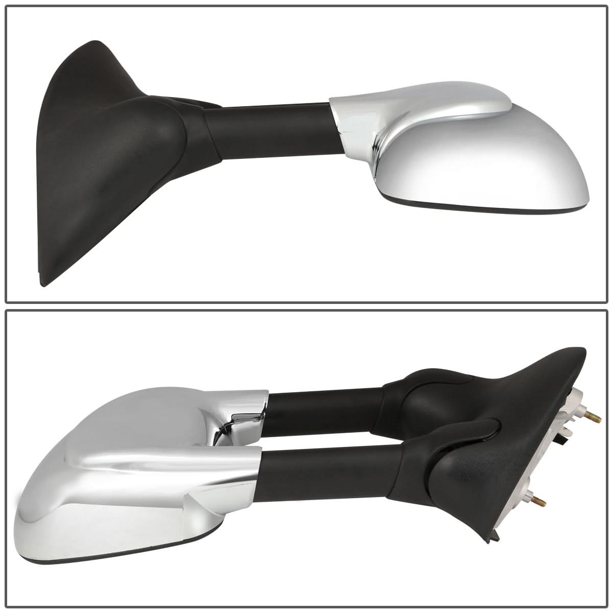 99-07 Ford F-250 F-350 F-450 F-550 Super Duty Towing Mirrors - Chrome