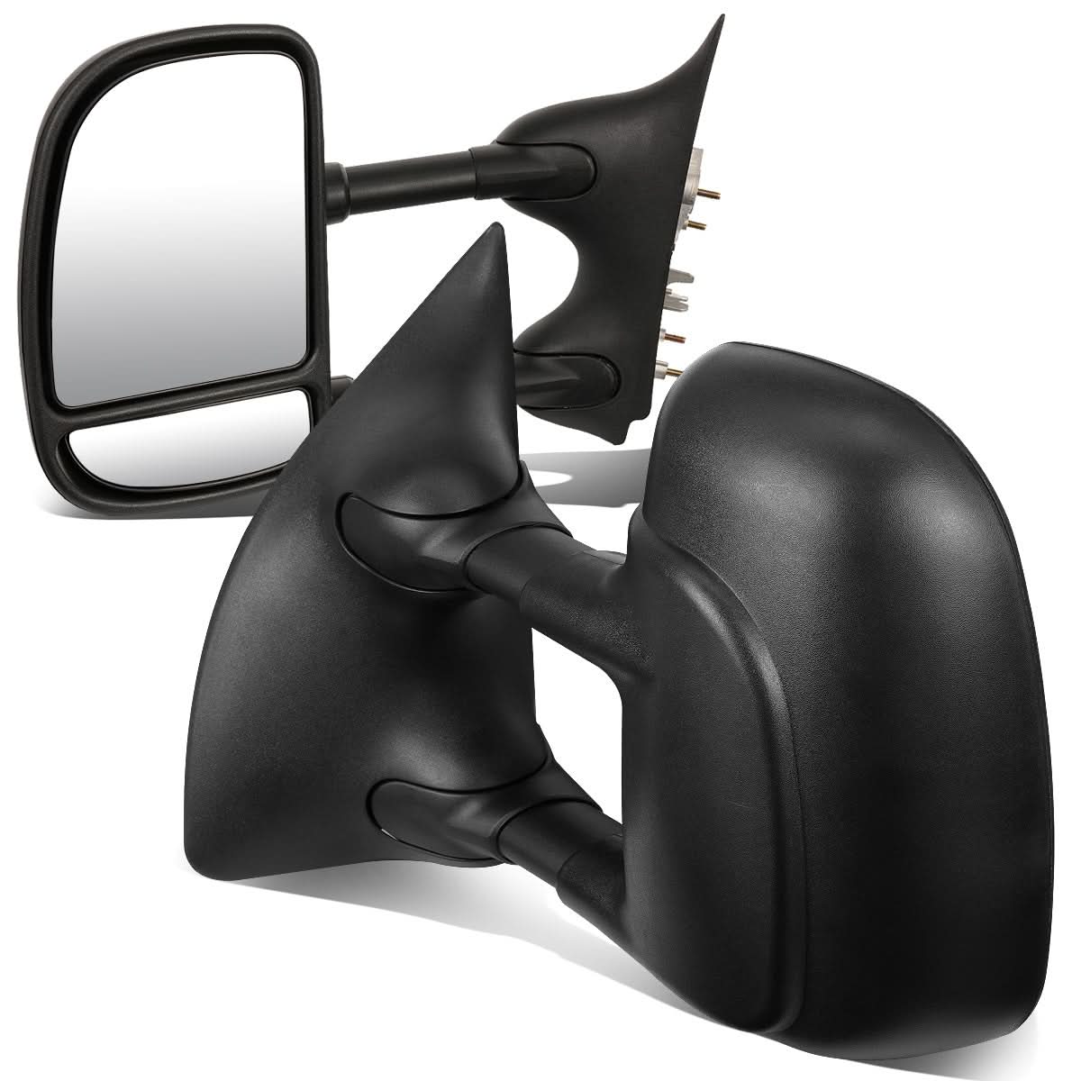 1999-2007 Ford F-250 F-350 F-450 F-550 Manual Towing Mirrors Pair