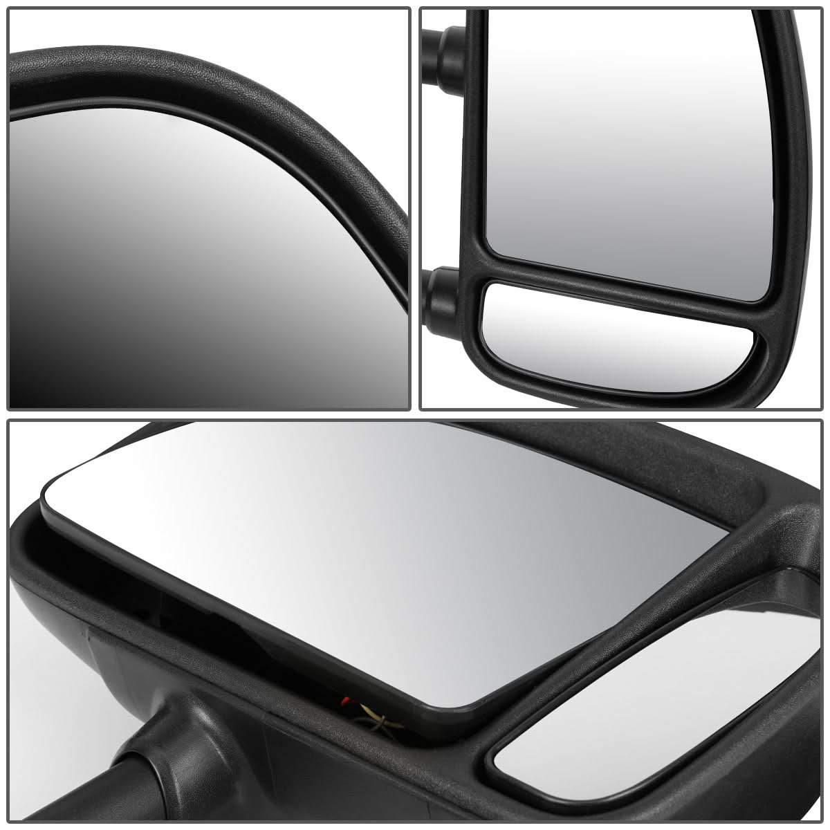 99-07 Ford F-250 F-350 F-450 F-550 Super Duty Right Towing Mirror Manual