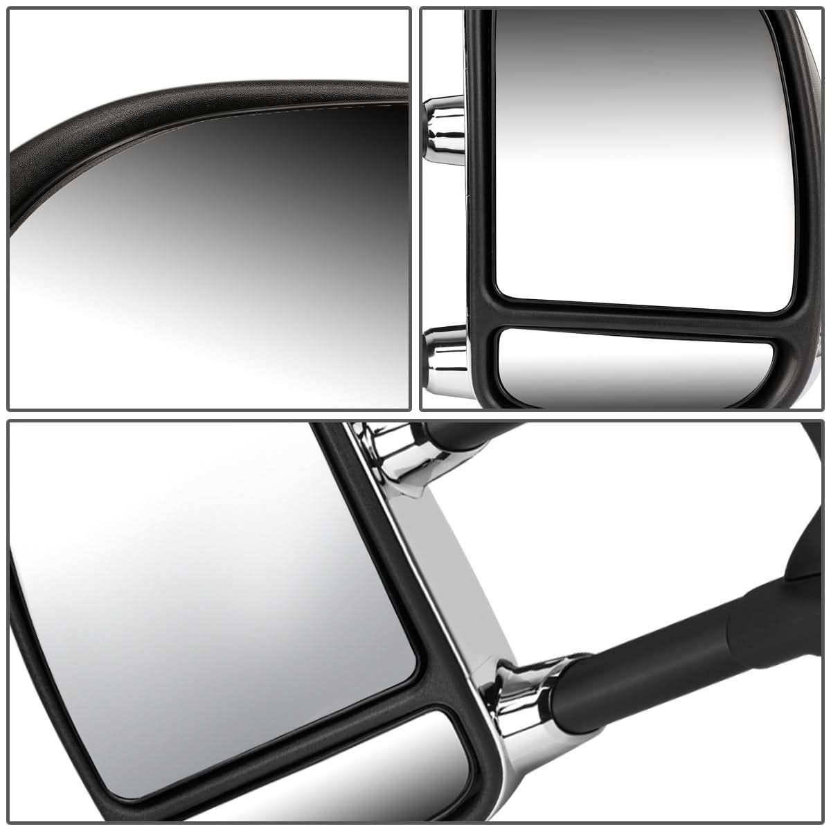99-07 Ford F-250 F-350 F-450 F-550 Super Duty Towing Mirrors Manual Pair
