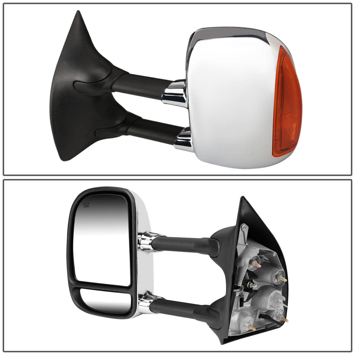99-07 Ford F-250 F-350 F-450 F-550 Super Duty Towing Mirrors Powered Heated