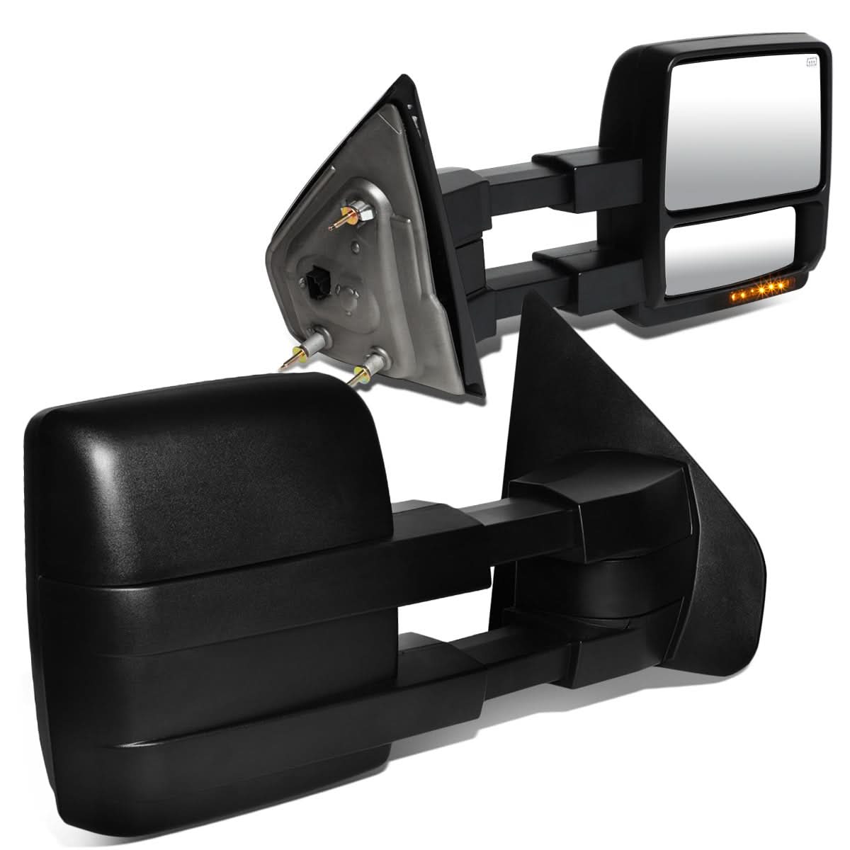 2004-2014 Ford F-150 Powered Towing Mirrors - Heated w/ Puddle Light