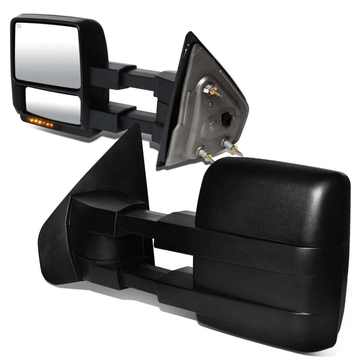 2004-2014 Ford F-150 Powered Towing Mirrors - Heated w/ Puddle Light