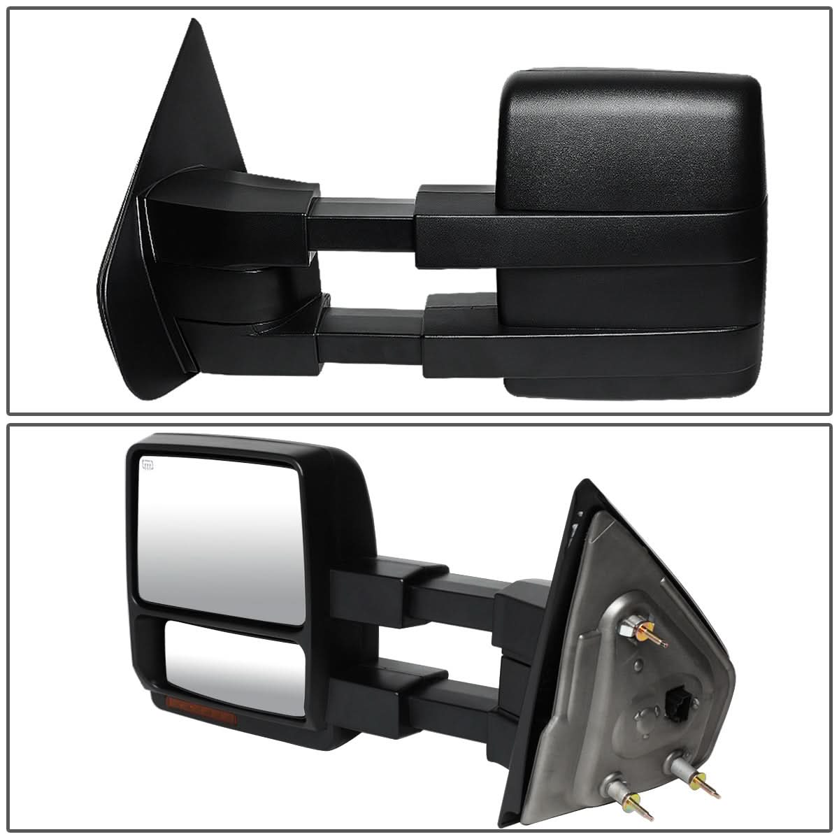2004-2014 Ford F-150 Left Powered Towing Mirror w/Amber Signal