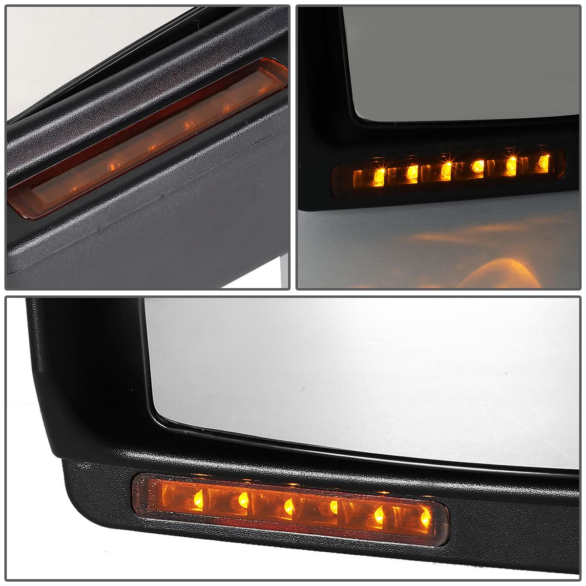 2004-2014 Ford F-150 Left Powered Towing Mirror w/Amber Signal