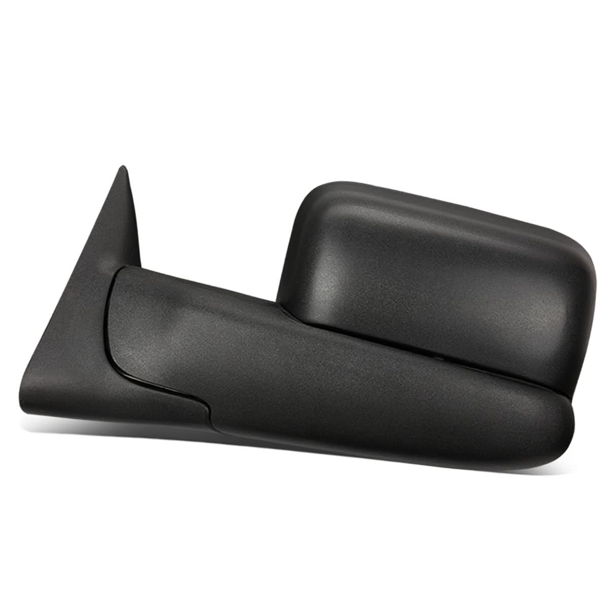 94-02 Dodge Ram 1500 2500 3500 Left Manual Towing Mirror Black