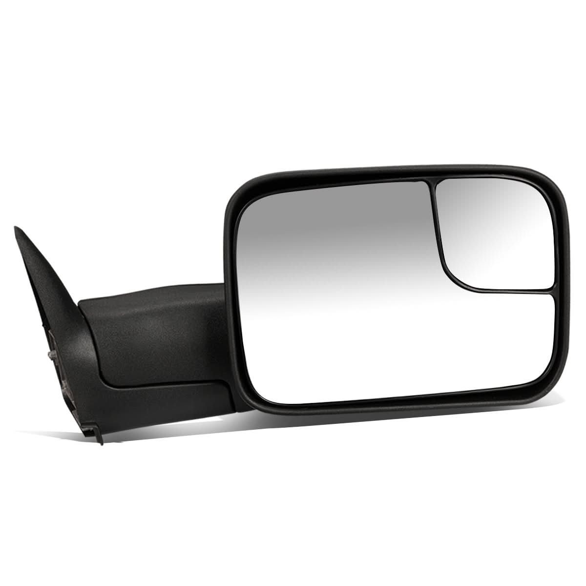 94-02 Dodge Ram Right Manual Towing Mirror - Black