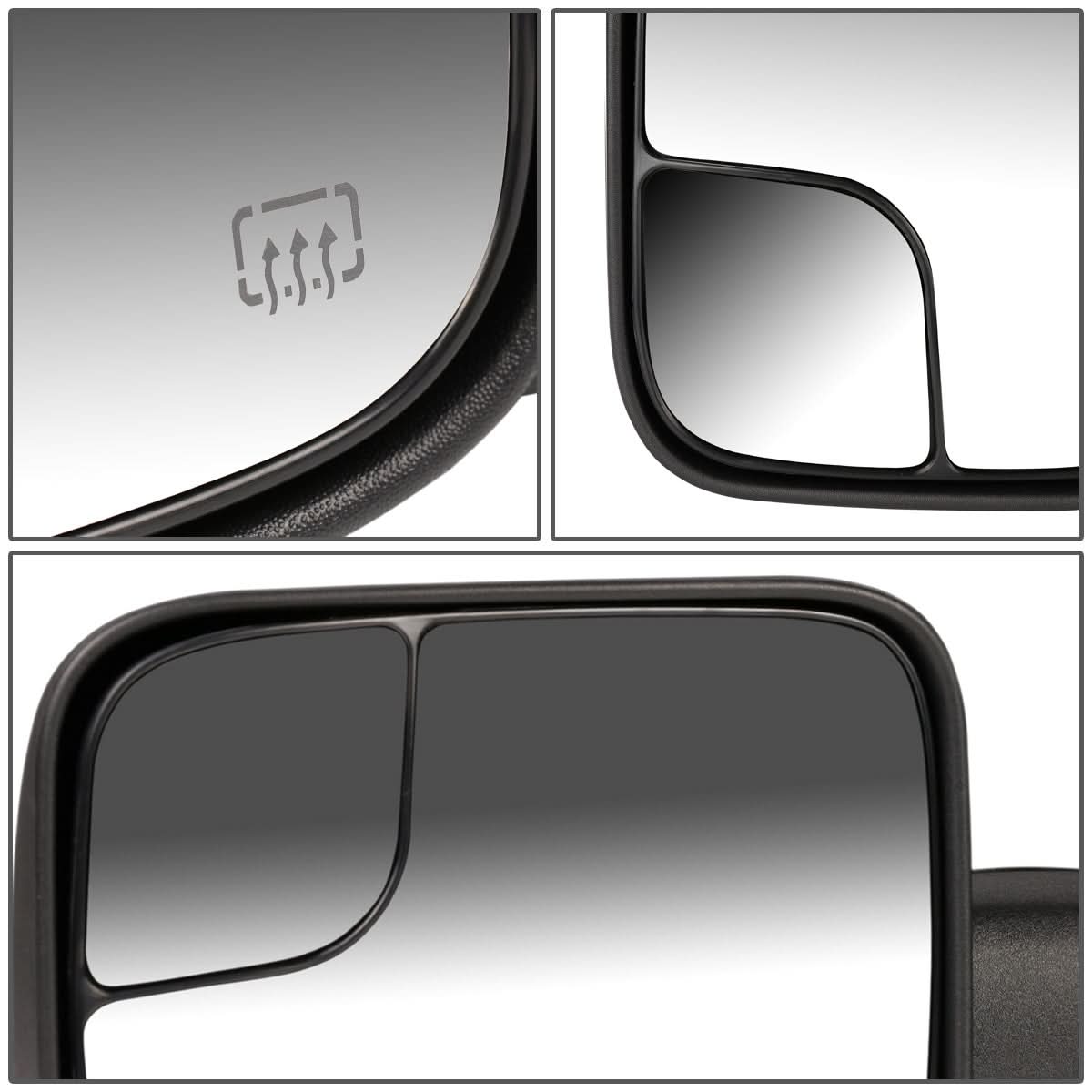 02-09 Dodge Ram Powered Heated Towing Mirror - Left Side Black