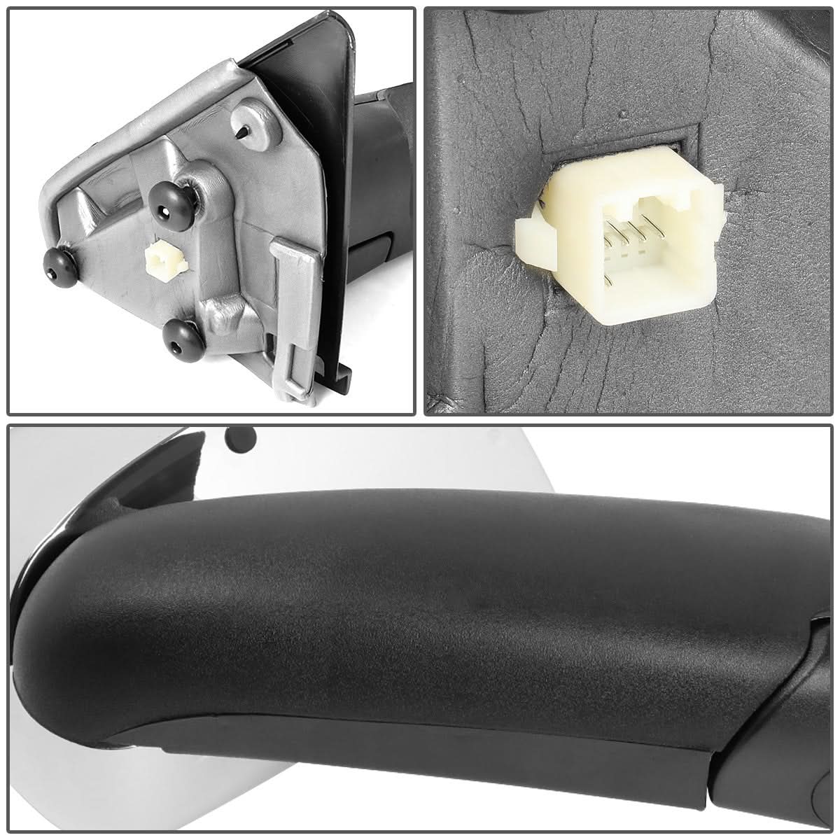 02-09 Dodge Ram Towing Mirrors Pair Powered Heated Chrome