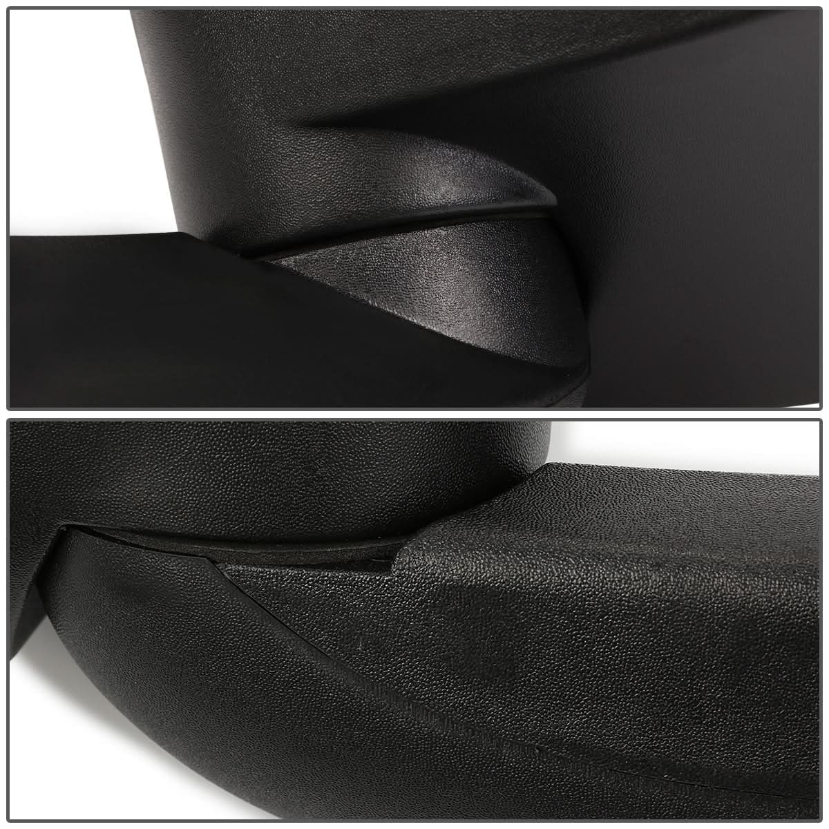 02-08 Dodge Ram 1500 / 03-09 Ram 2500 3500 Manual Towing Mirrors - Black