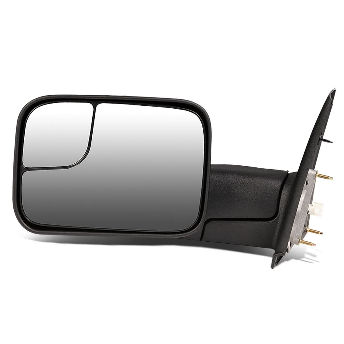 2002-2009 Dodge Ram Manual Towing Mirror - Left Side Black