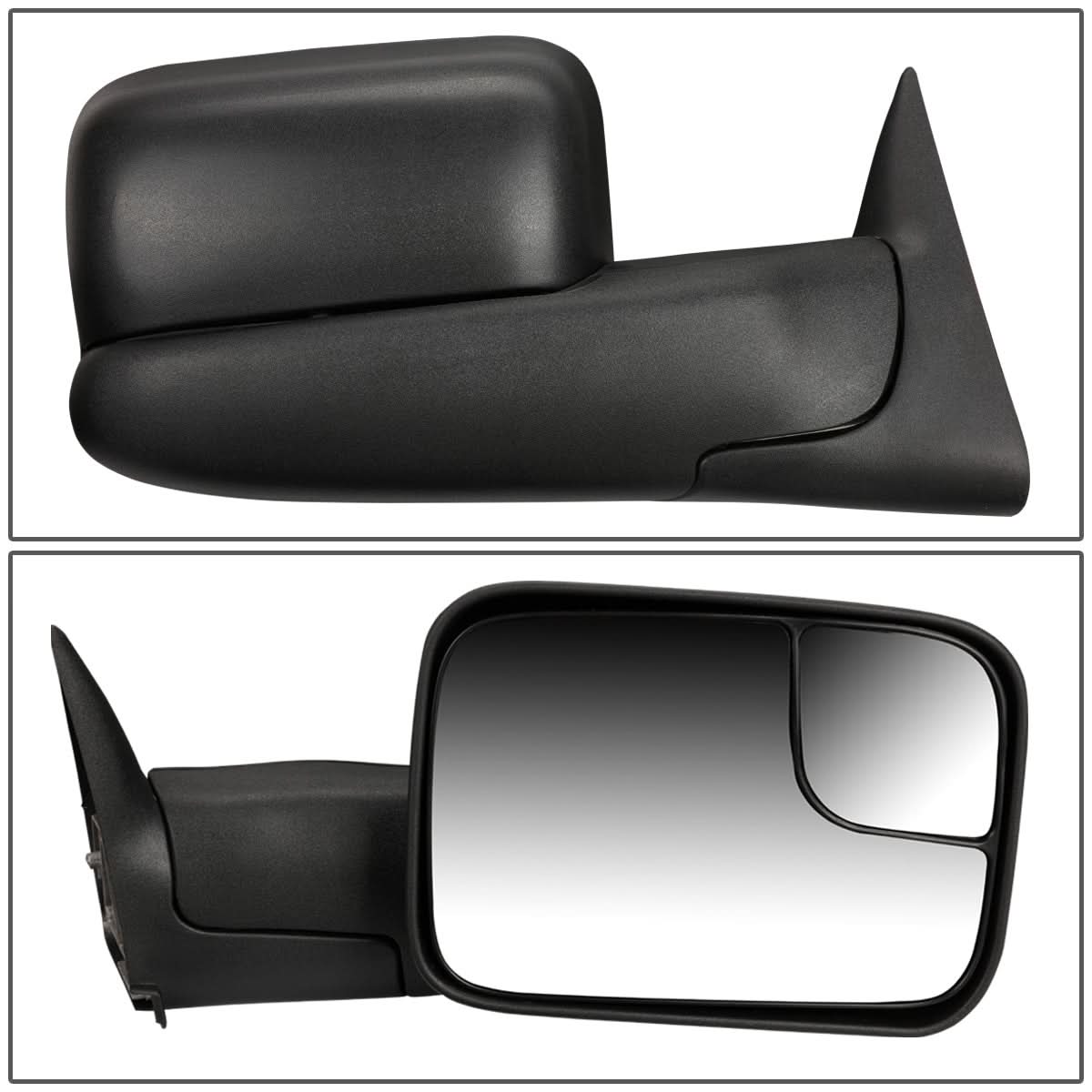 02-08 Dodge Ram 1500 / 03-09 Ram 2500, 3500 Right Towing Mirror Manual