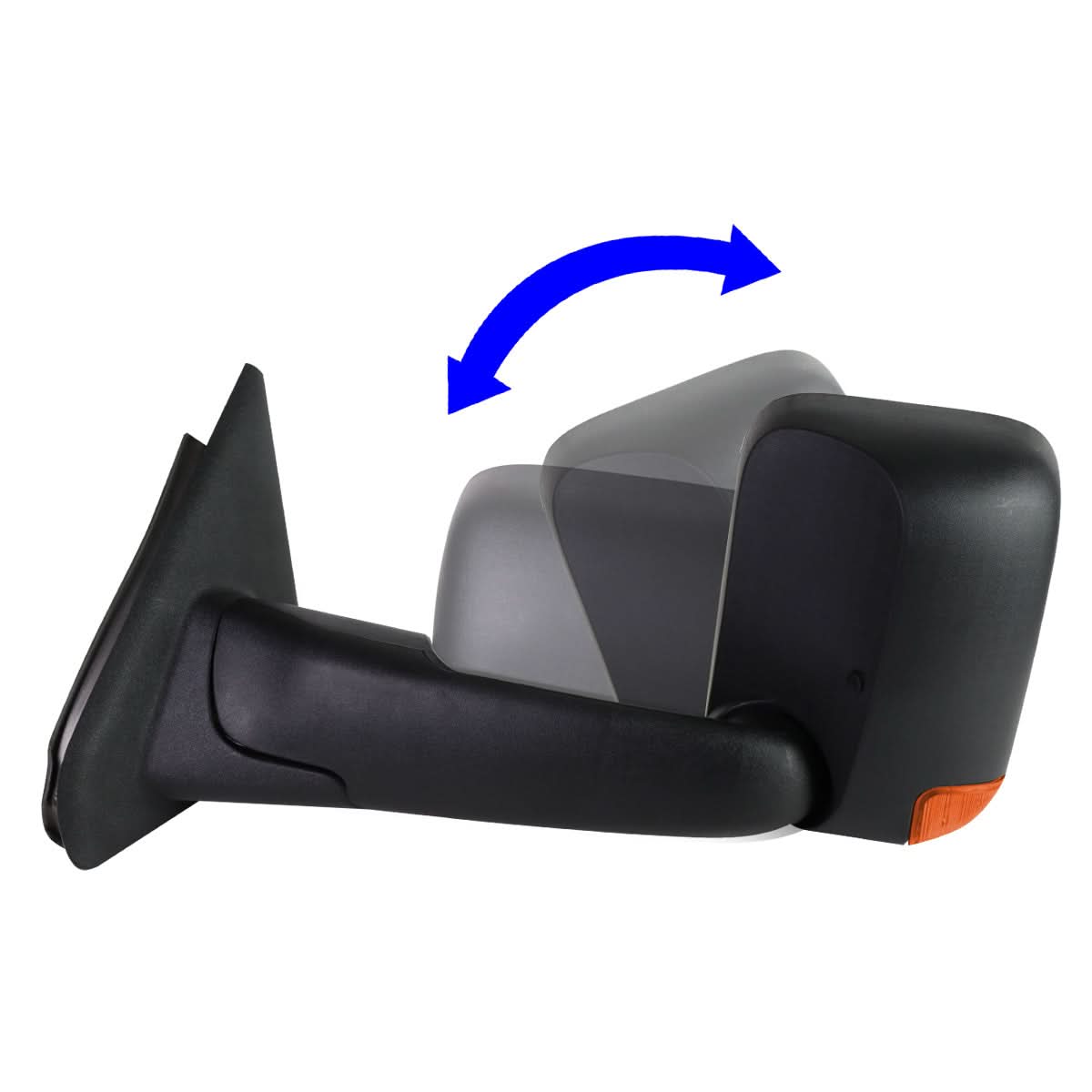 02-09 Dodge Ram Manual Towing Mirrors w/ LED Amber Signal - Pair
