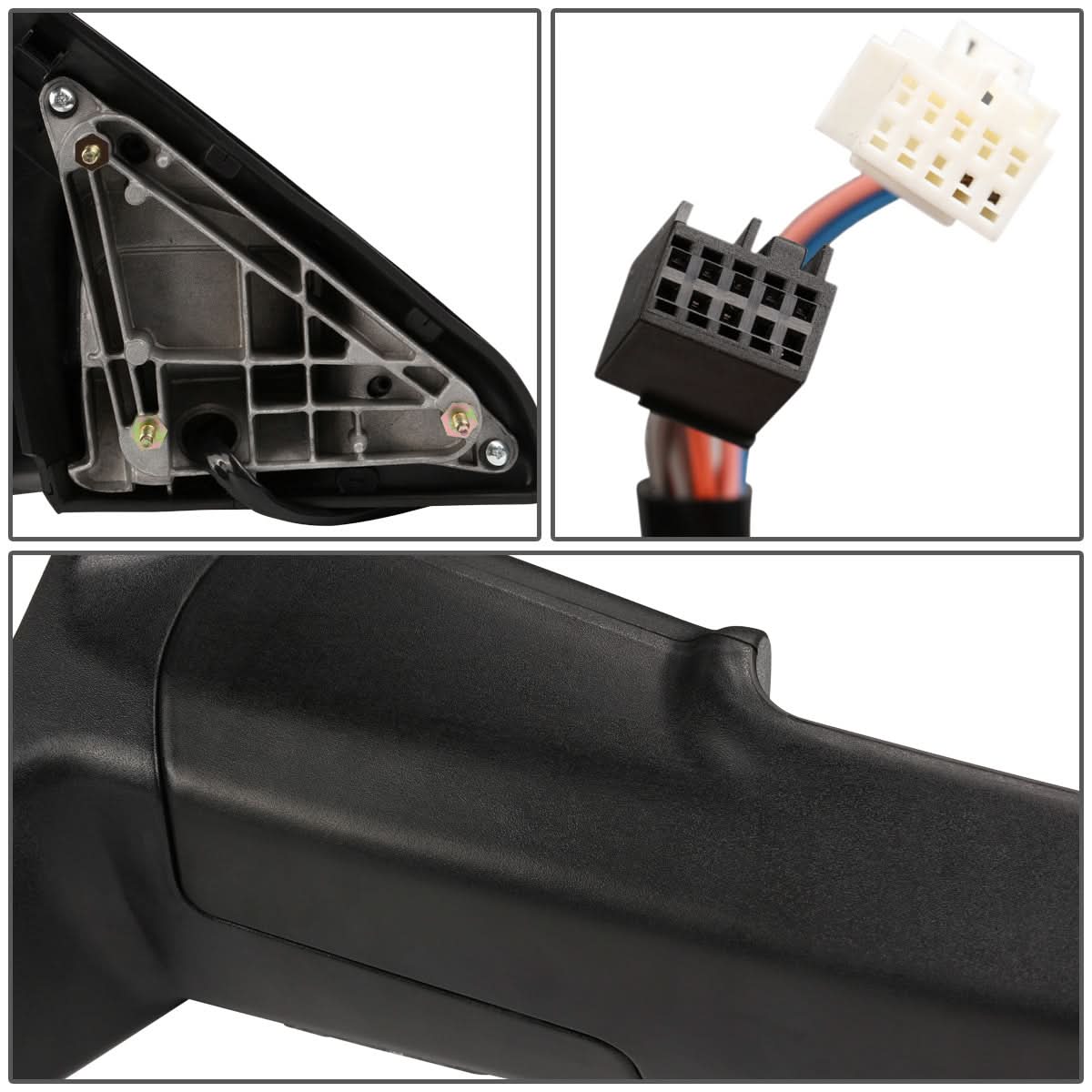 09-16 Dodge Ram Powered Heated LED Smoke Towing Mirrors - Pair