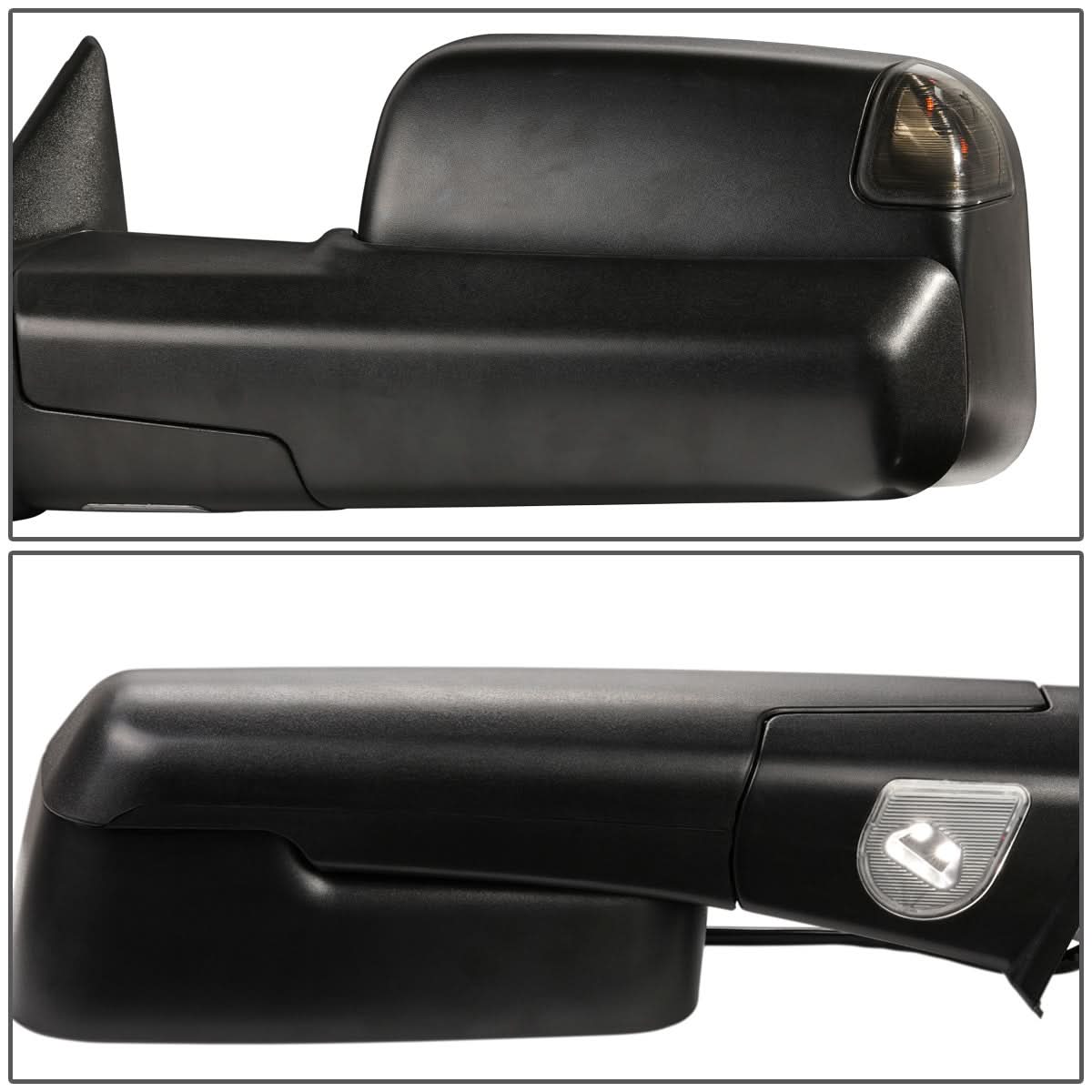 09-16 Dodge Ram Powered Heated LED Towing Mirror Left Side