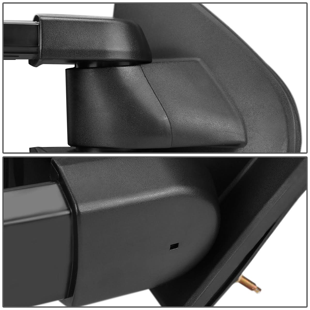 03-07 Chevy Silverado Sierra Tahoe Manual Towing Mirrors Chrome Pair