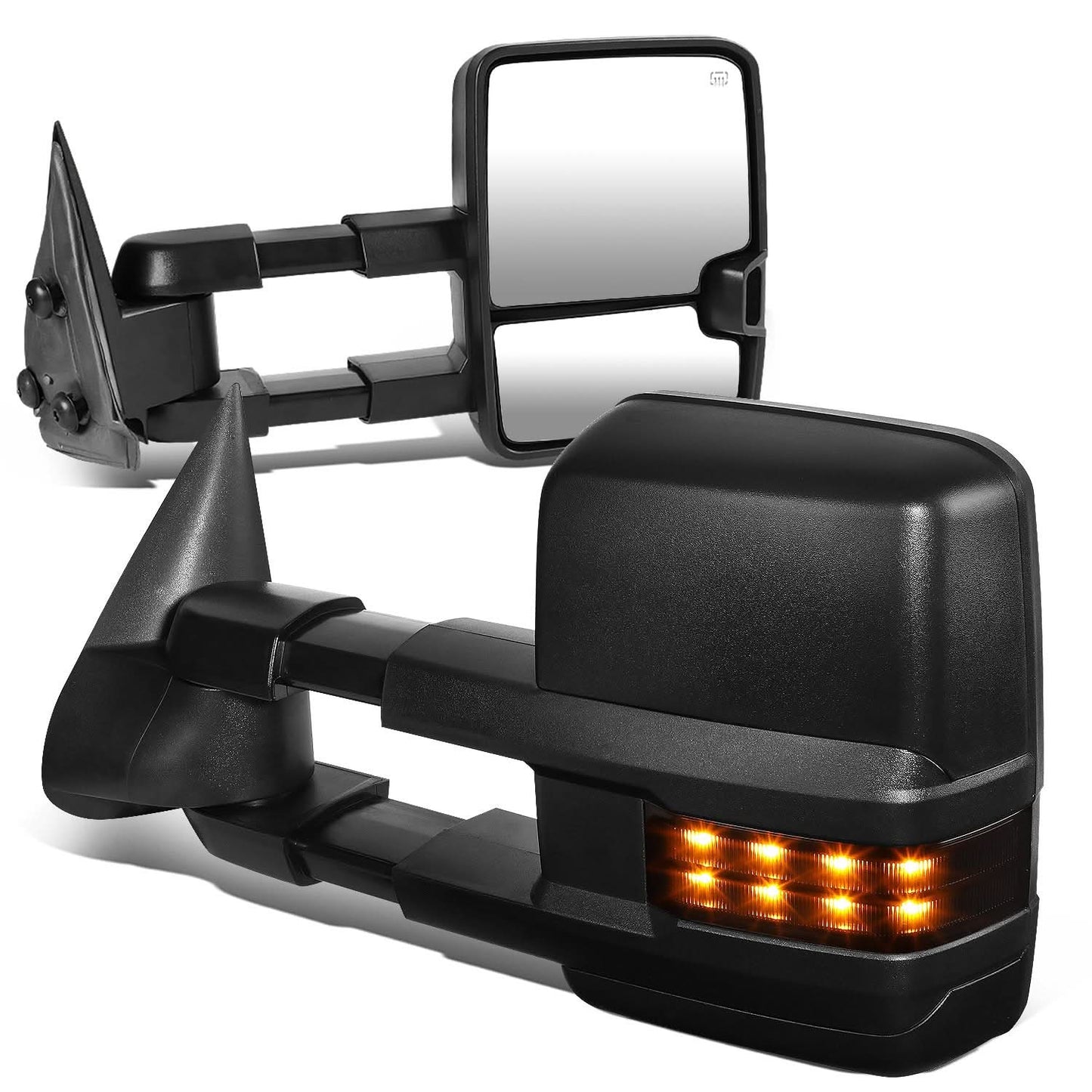 03-07 Chevy Silverado Sierra Tahoe Suburban Powered Heated LED Towing Mirrors