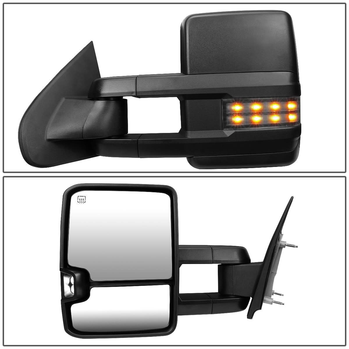 03-07 Chevy Silverado/GMC Sierra Power Heated LED Towing Mirror Left