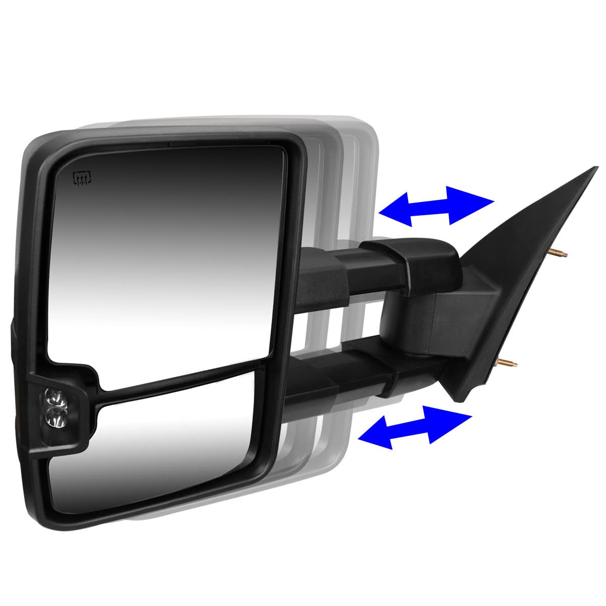 03-07 Chevy Silverado/GMC Sierra Power Heated LED Towing Mirror Left