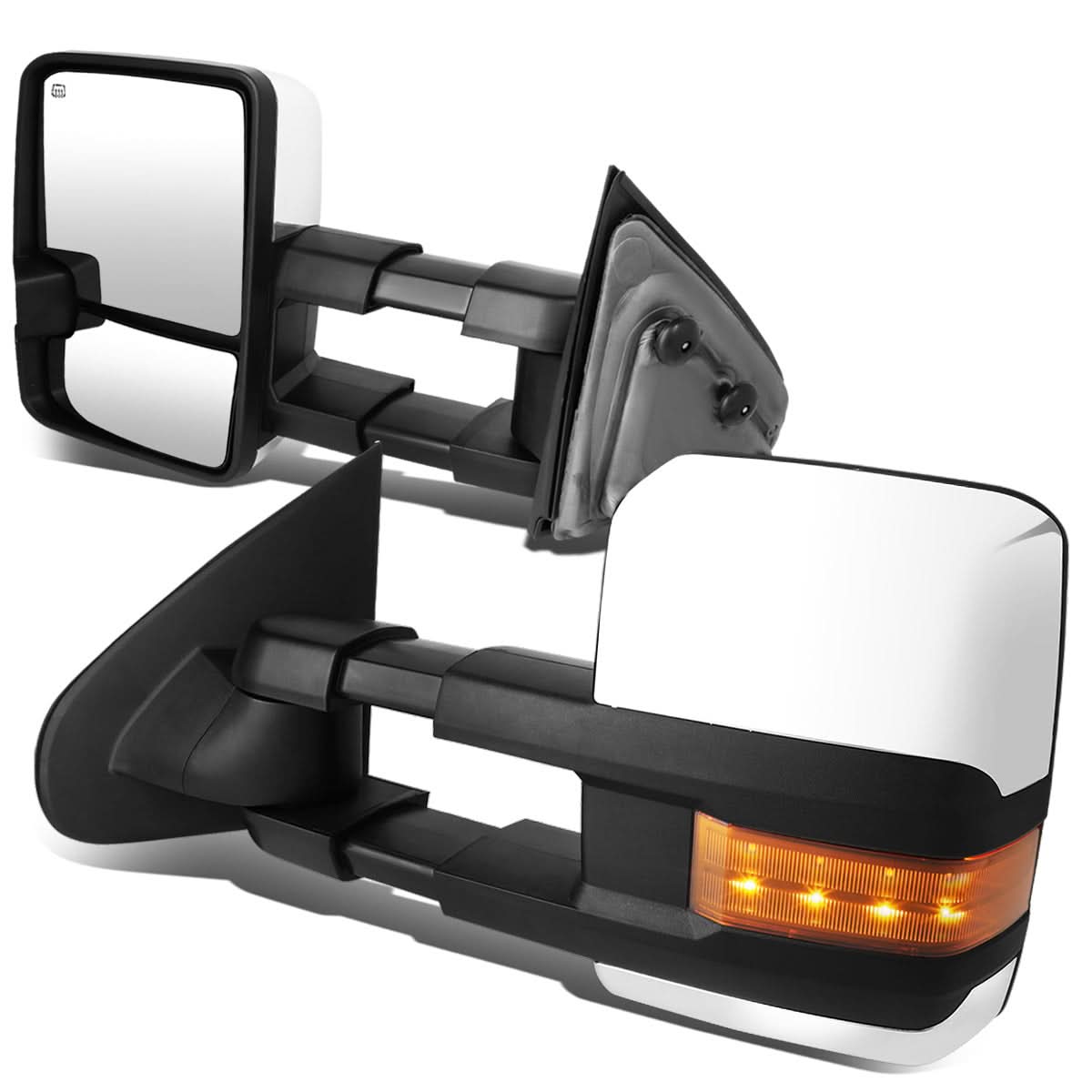14-17 Chevrolet Silverado GMC Sierra Towing Mirrors Heated Powered