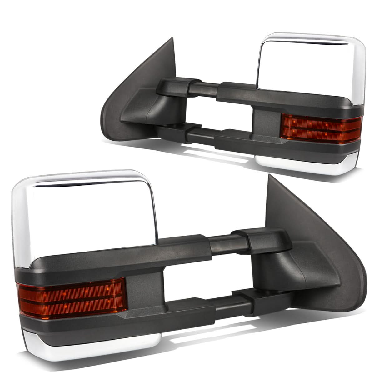 14-17 Chevrolet Silverado GMC Sierra Towing Mirrors Heated Powered