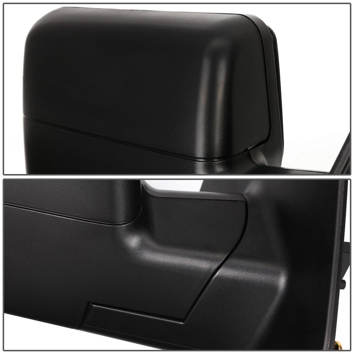 04-14 Ford F-150 Powered Heated Towing Mirror - Right Side Black