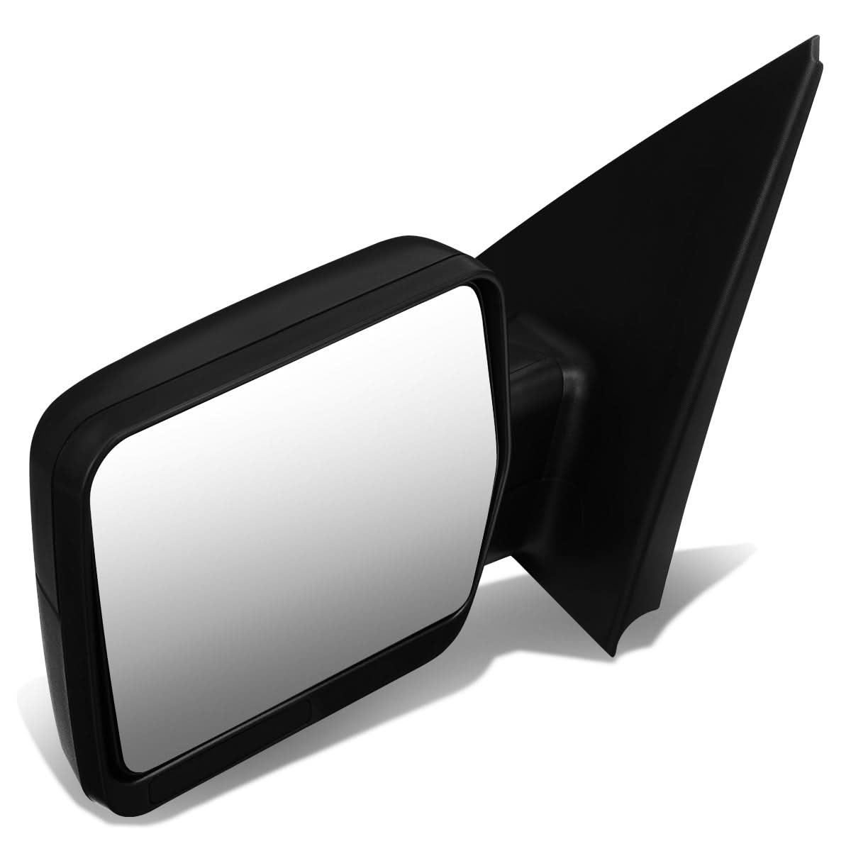 2004-2014 Ford F-150 Left Towing Mirror - Manual Black