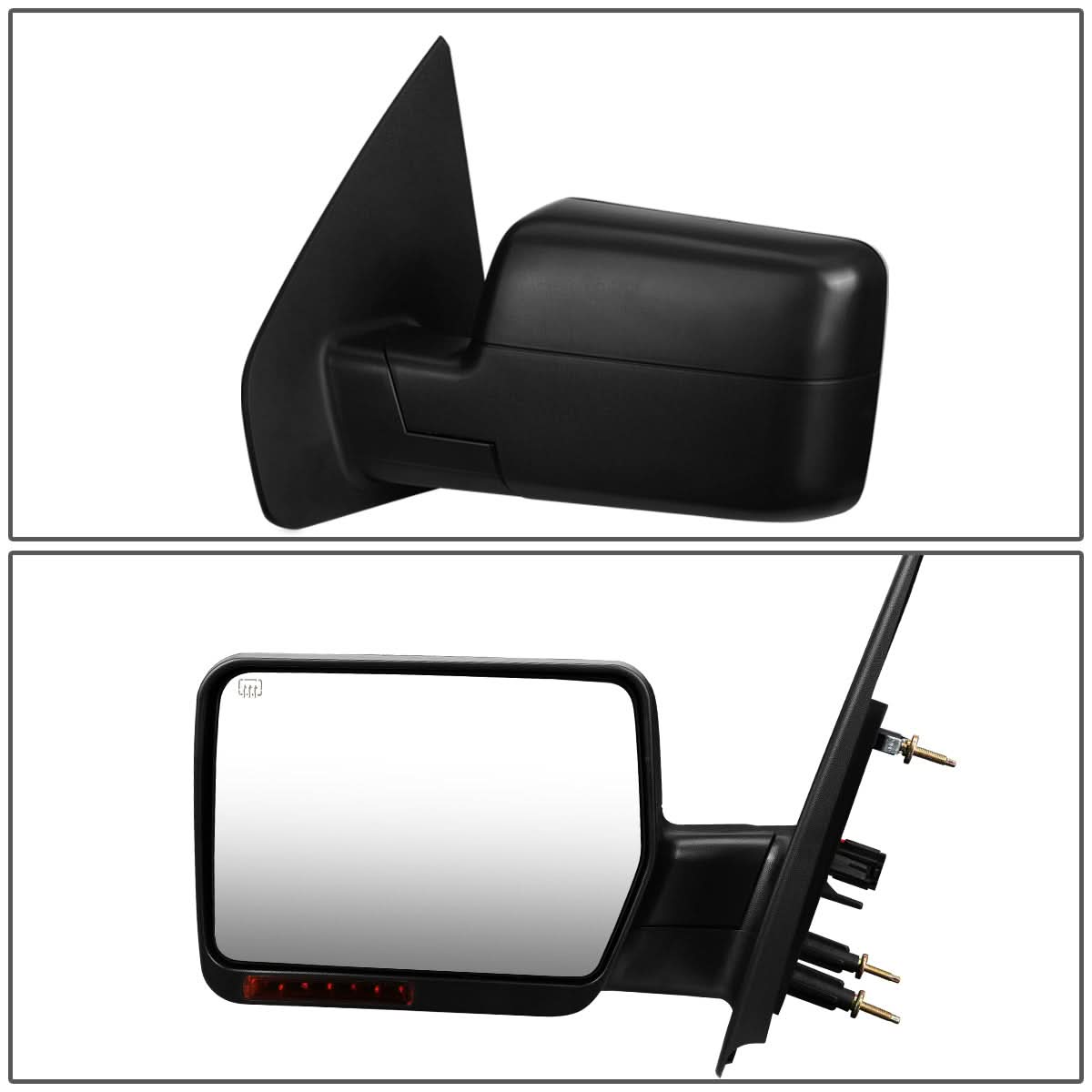 2004-2006 Ford F-150 Left Towing Mirror - Powered Heated Amber Signal