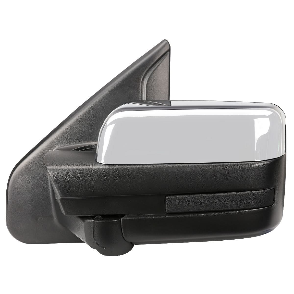 2004-2014 Ford F-150 Left Towing Mirror Manual Chrome