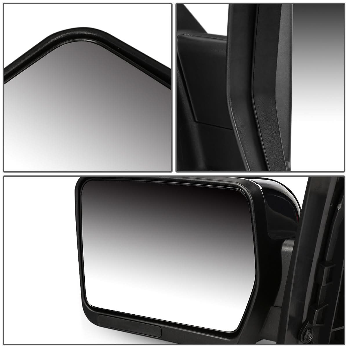 2004-2014 Ford F-150 Left Towing Mirror Manual Chrome