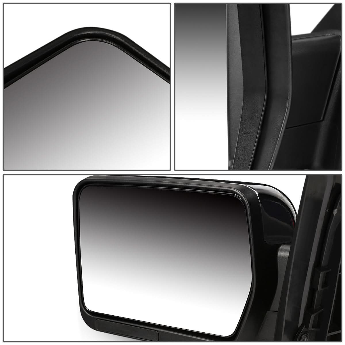 04-14 Ford F-150 Manual Towing Mirror - Right Chrome