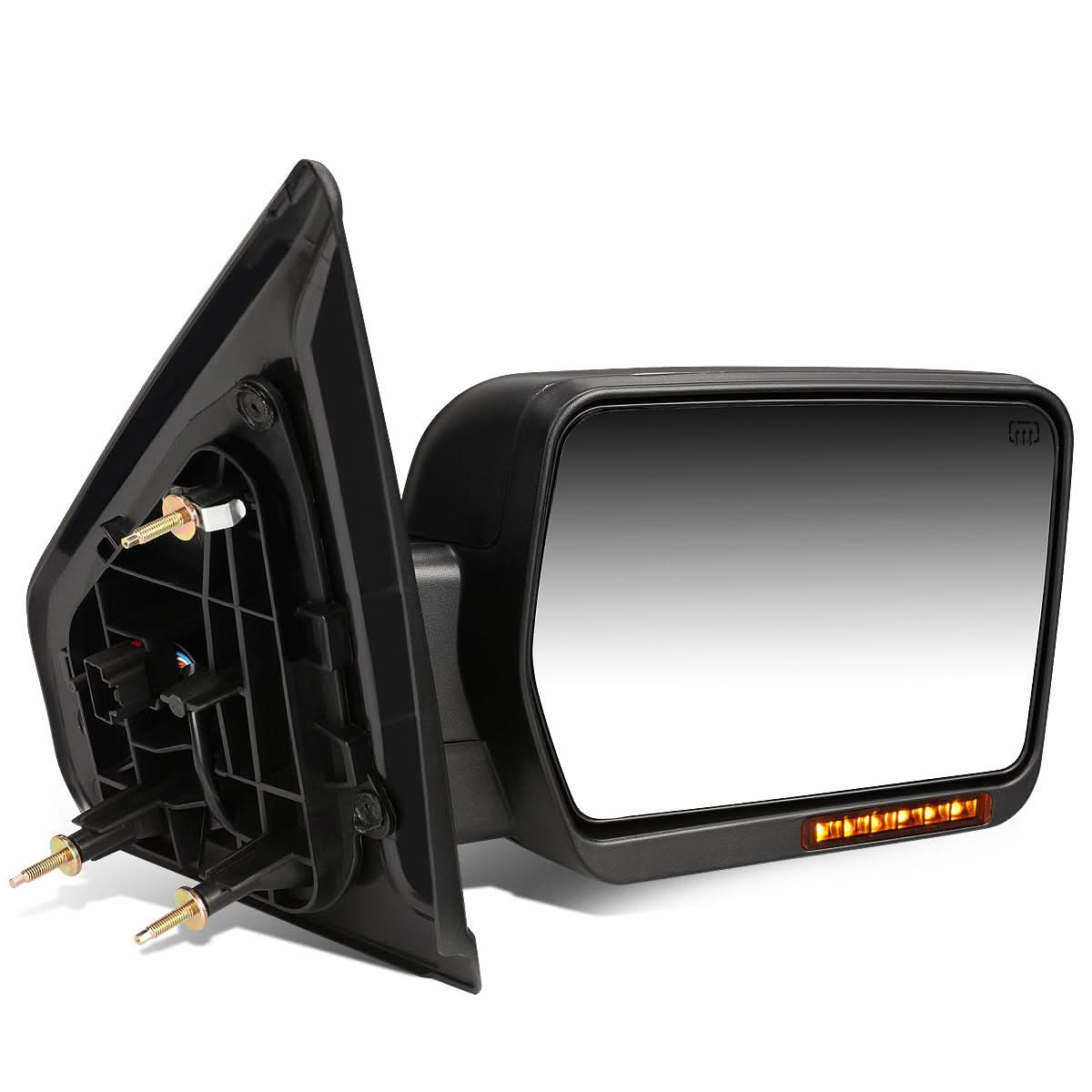 04-14 Ford F-150 Right Towing Mirror - Powered Heated Amber Signal
