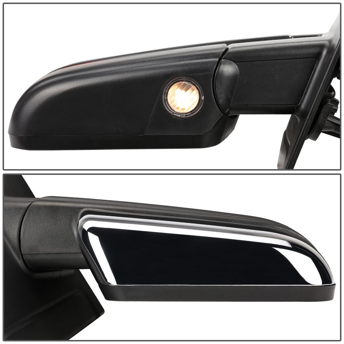 2004-2014 Ford F-150 Right Towing Mirror - Powered Heated Chrome