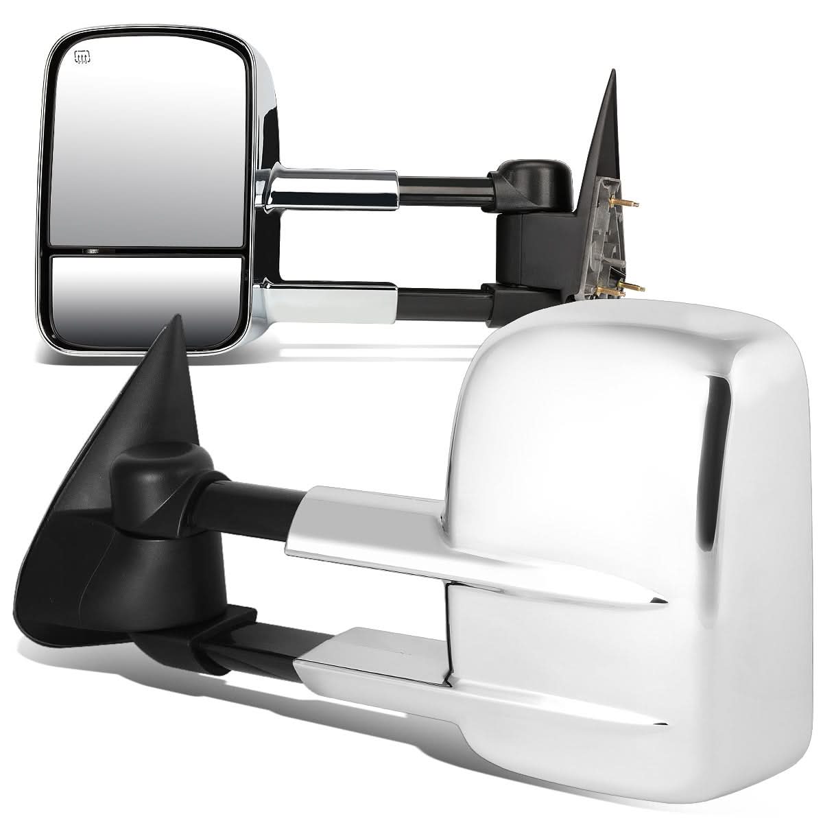 1999-2002 Chevrolet Silverado GMC Sierra Towing Mirrors Chrome Heated