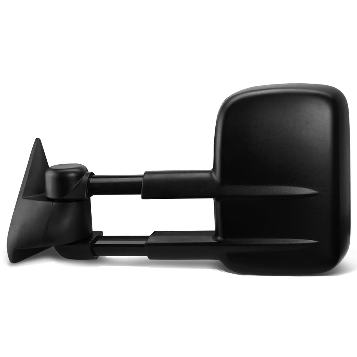 88-02 Chevrolet C/K Manual Towing Mirror - Left Side Black