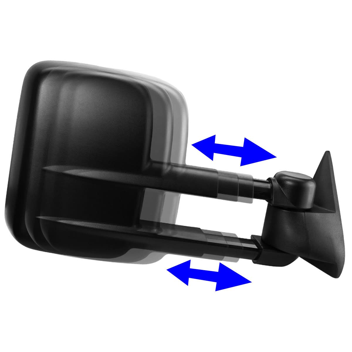 88-02 Chevrolet C/K Manual Towing Mirror Right Side Black