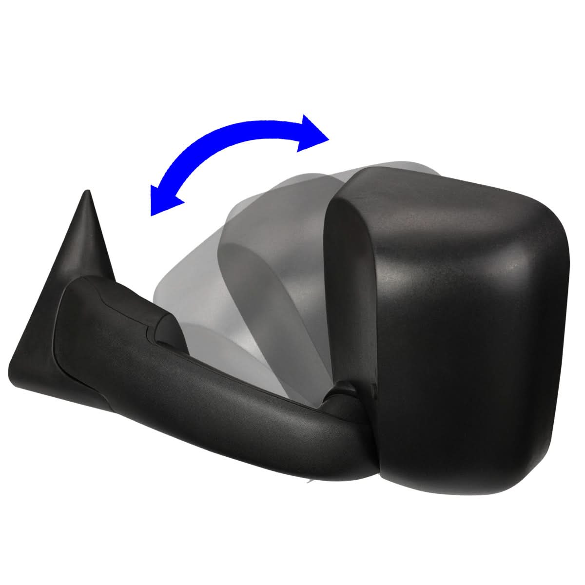 94-97 Dodge Ram 1500/2500/3500 Power Towing Mirror Pair - Black