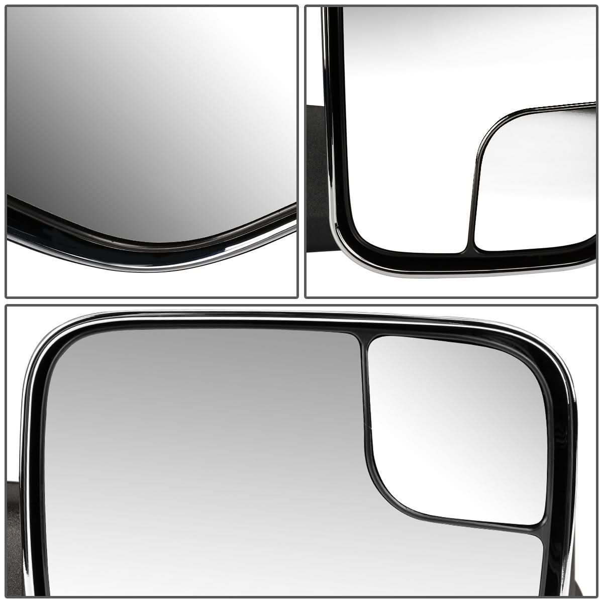 94-02 Dodge Ram Powered LED Towing Mirrors - Chrome Pair