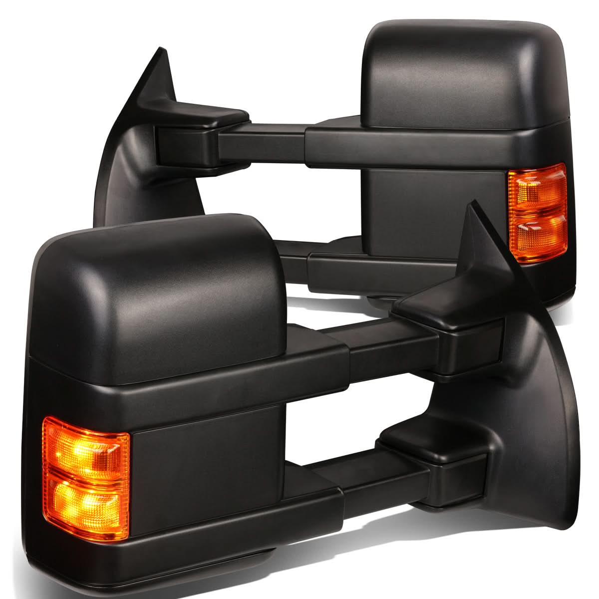 99-07 Ford F-250 F-350 F-450 F-550 Super Duty Towing Mirrors - Powered